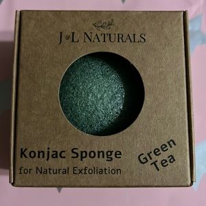 J&L Naturals Konjac Sponge Green Tea or cherry blossom u pick